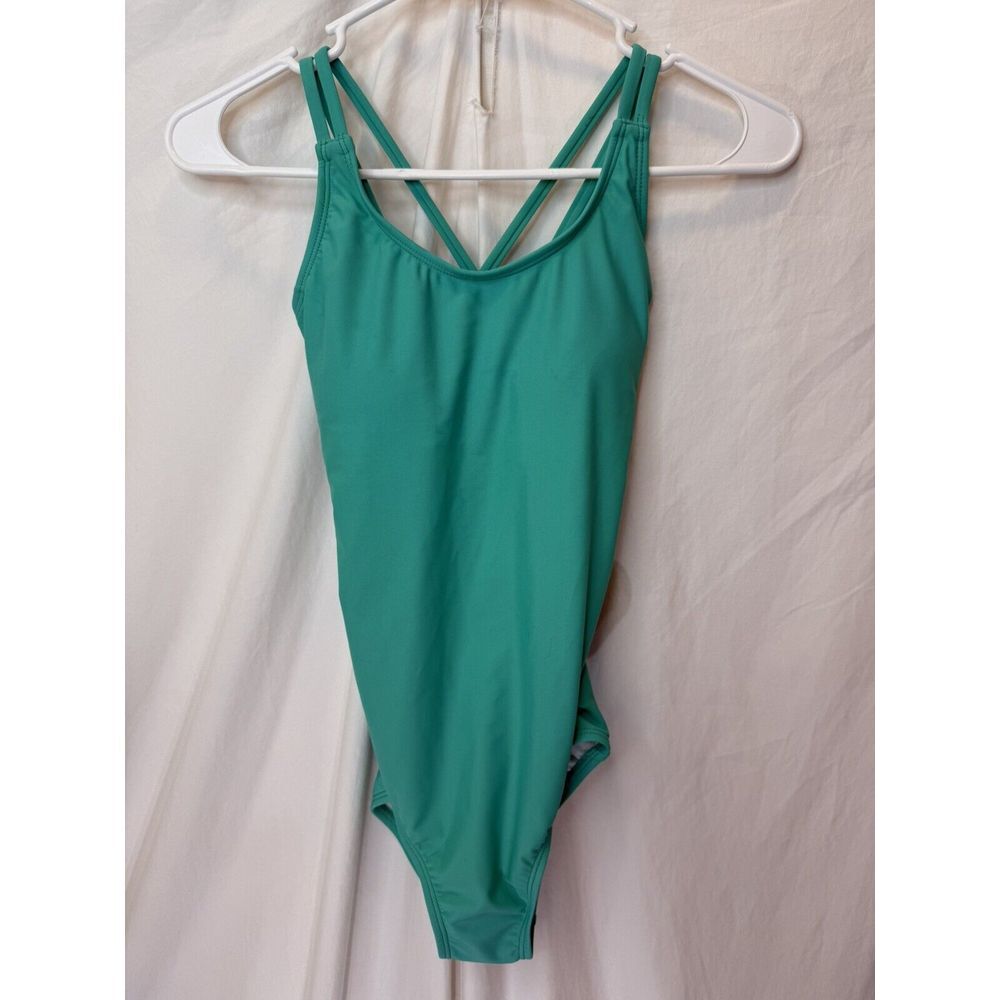 Kanu Surf Girls' Atlantis NWT Beach Sport Criss-Cross One Piece Swimsuit, 16